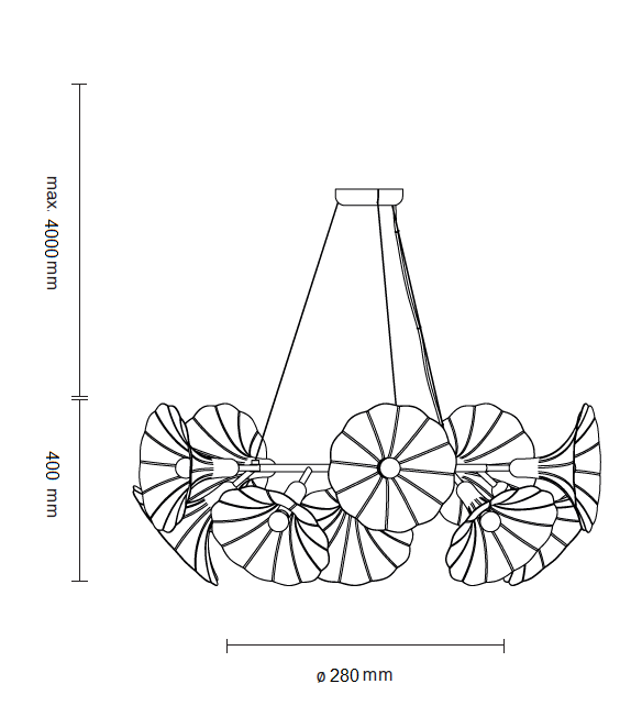 Petalii Nuura Candelabro