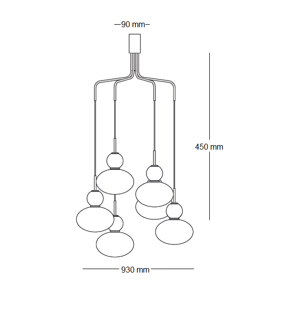 Rizzatto Nuura Chandelier