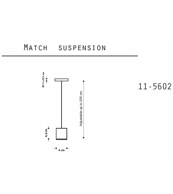 Match XL Quasar Lampada a Sospensione