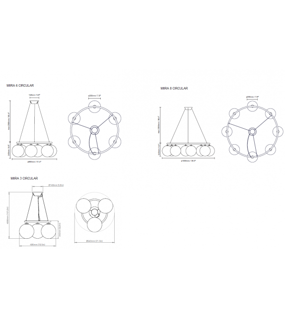 Miira Circular Nuura Leuchter