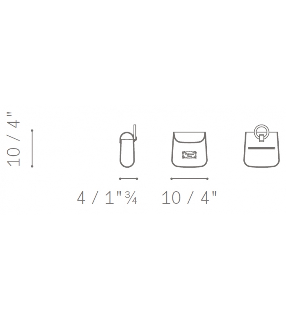 Biscuits Pocket Poltrona Frau Bolsillo para Galletas