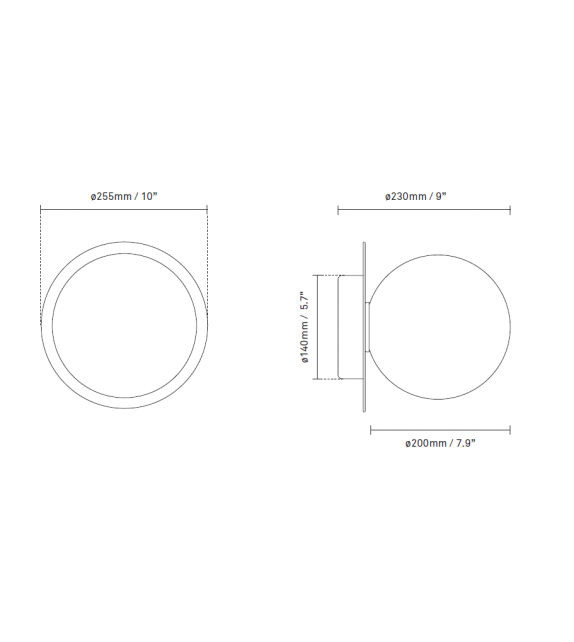 Liila Nuura Wall/Ceiling Lamp