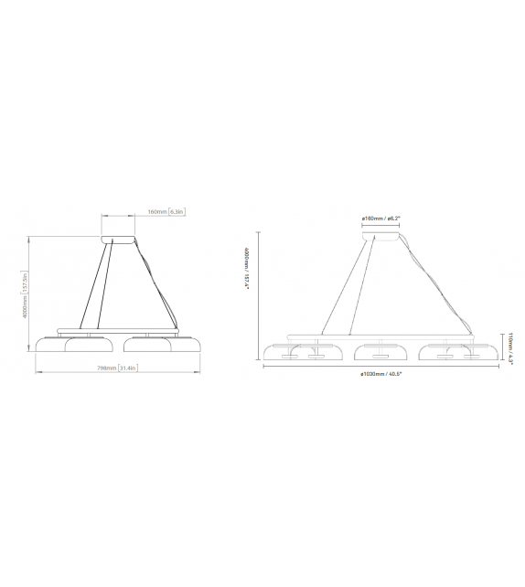 Blossi Nuura Lampadario