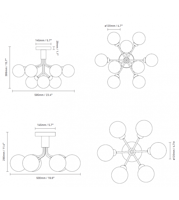 Apiales Nuura Ceiling Lamp
