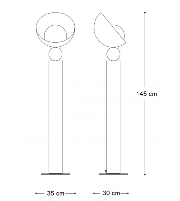 Aurora Italamp Floor Lamp