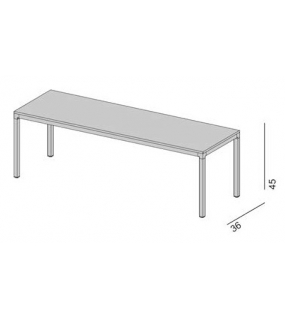 Helsinki 597 Desalto Bench