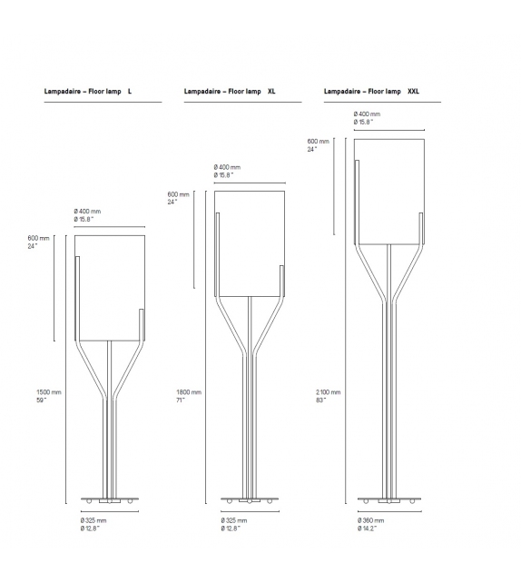 Arborescence CVL Luminaires Lámpara de Pie