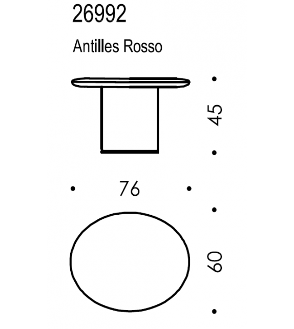 Pronta consegna - Antilles Wittmann Tavolino