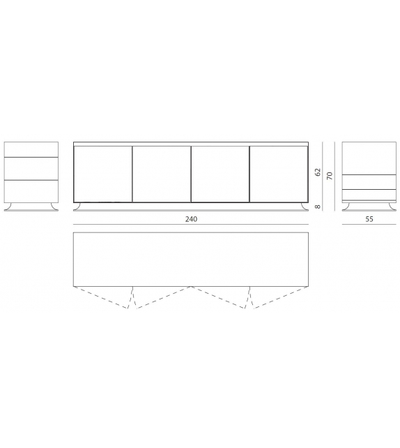 Aurora Marmor Sideboard Visionnaire