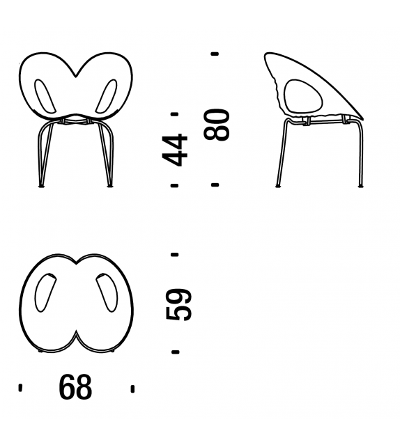 Ripple Chair Moroso Stuhl