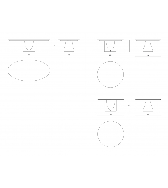 Cameron Marble Table Visionnaire