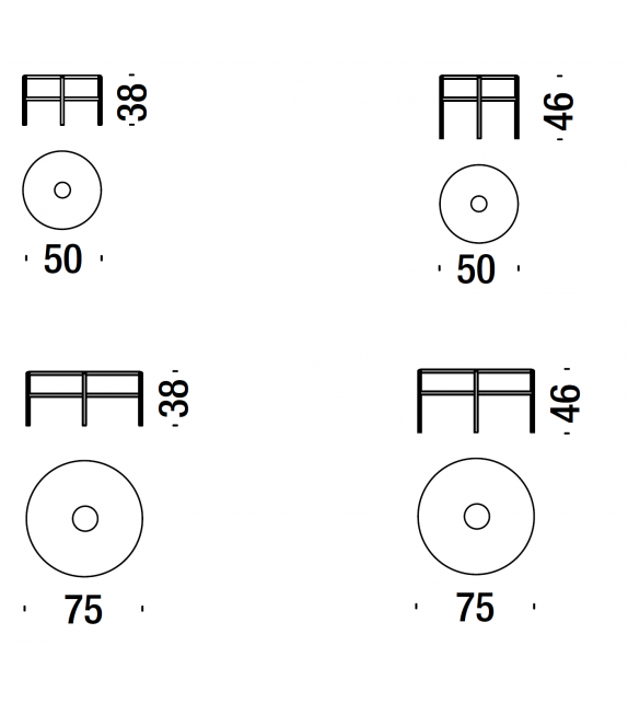 Banjooli Couchtisch Moroso