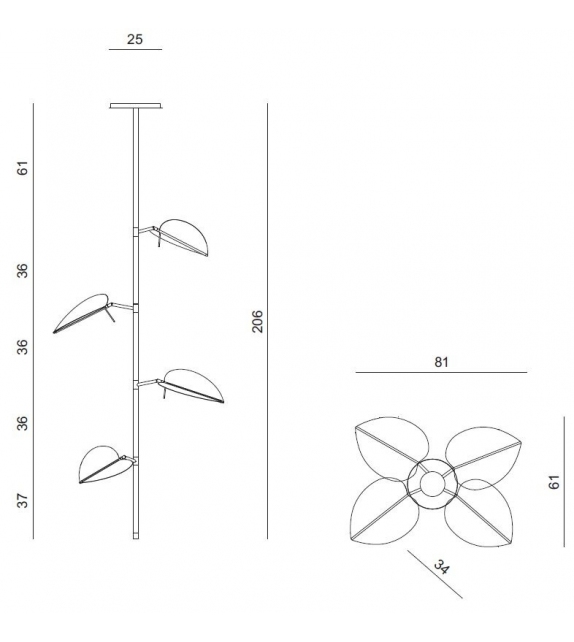 Aracea Visionnaire Làmpara de Suspension