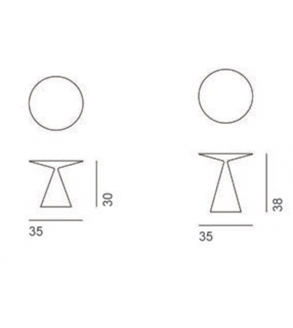 Micro Clay 279 Outdoor Desalto Table Basse