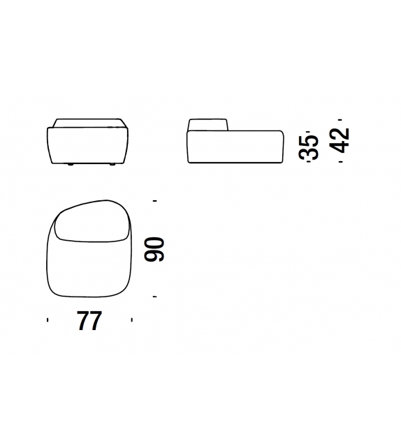 Saruyama Island Fauteuil Moroso