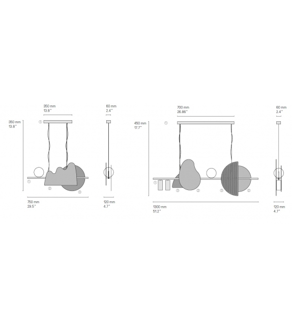 Nacho CVL Luminaires Pendant Lamp