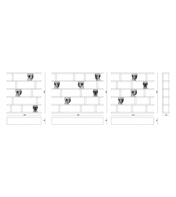 Forma Mentis Visionnaire Bookcase