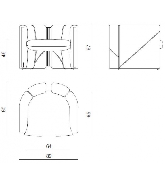 Petra Visionnaire Poltrona