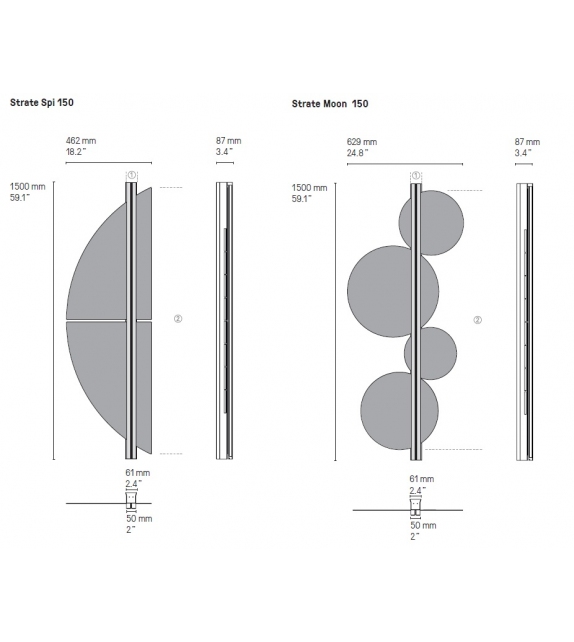 Strate CVL Luminaires Applique
