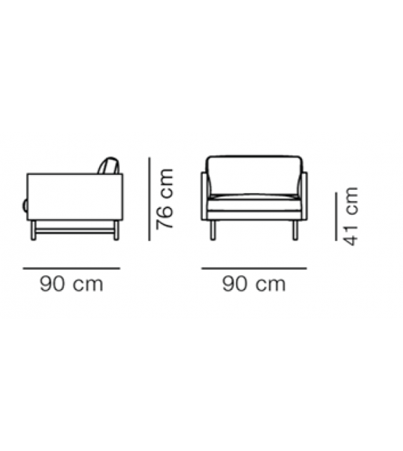 Calmo Fredericia Fauteuil