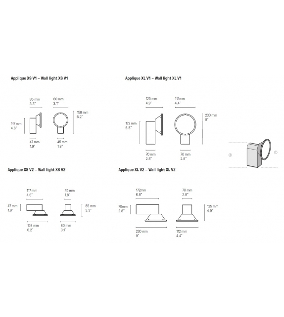 Wonder CVL Luminaires Lámpara de Pared