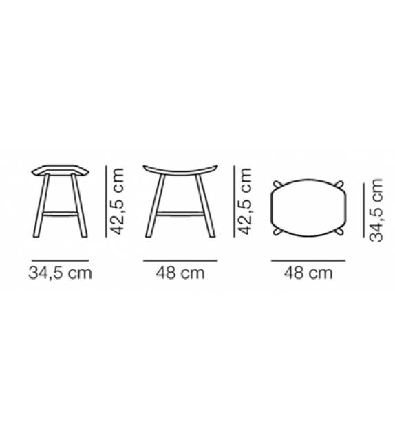 J63 Fredericia Stool