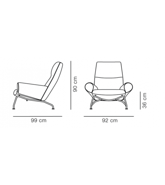 EJ 101 - Queen Erik Jørgensen Fauteuil