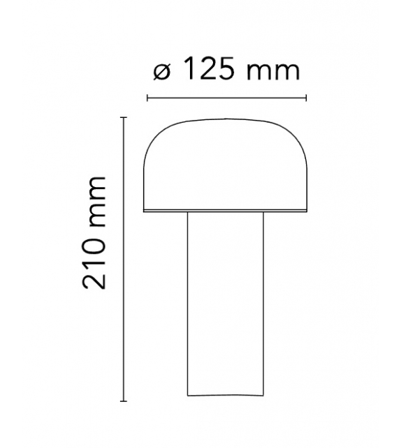 Prêt pour l'expédition - Bellhop Flos Lampe de Table