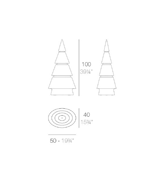 Versandfertig - Forest Vondom Stehleuchte