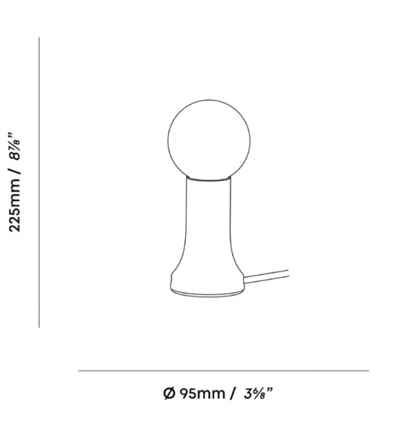 Prêt pour l'expédition - Shore Tala Lampe de Table