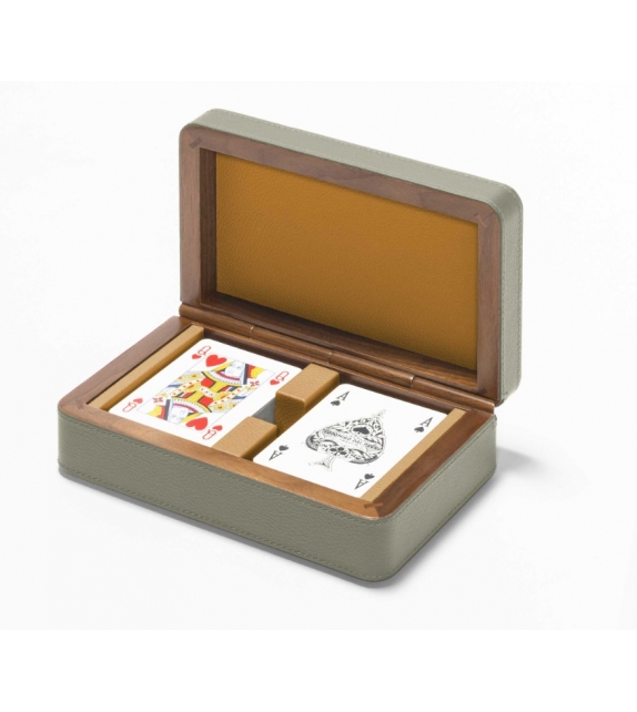 Cards Wodden Box Poltrona Frau Boîte en Bois pour Cartes