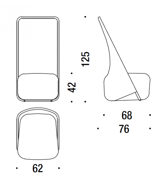 Cradle Moroso Poltrona Alta