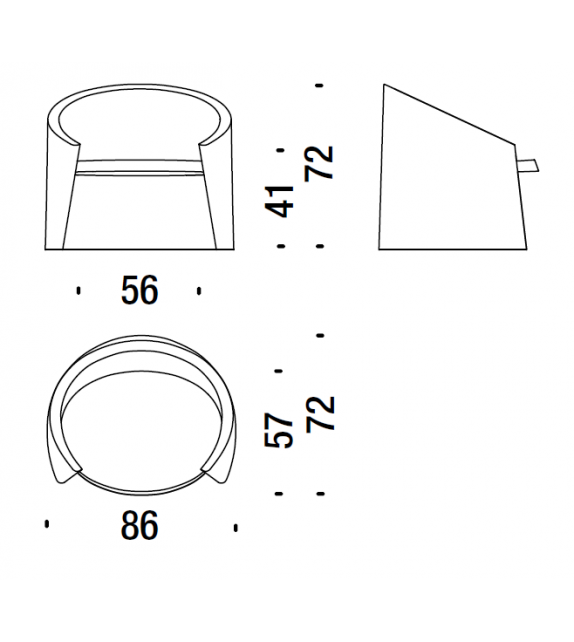 Husk Moroso Poltrona Indoor
