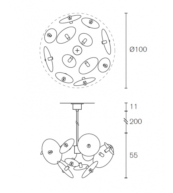 Solis Round Brand Van Egmond Candelabro