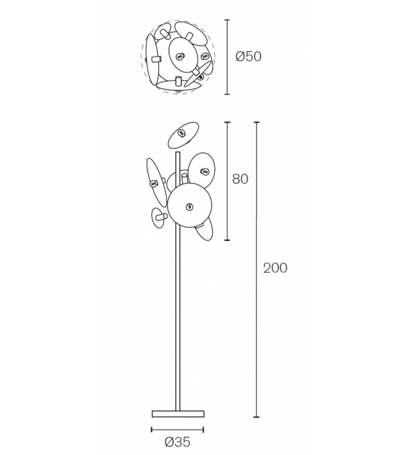 Solis Brand Van Egmond Floor Lamp