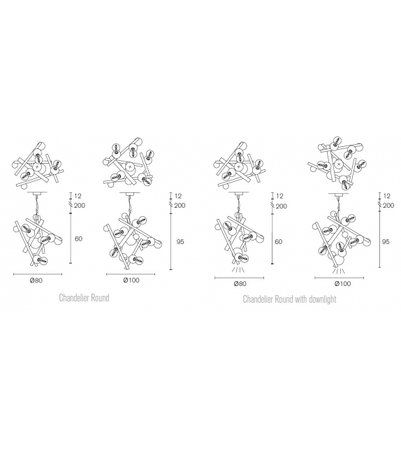 Galaxy Round Brand Van Egmond Candelabro