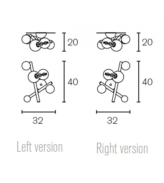 Galaxy Brand Van Egmond Lampada da Parete