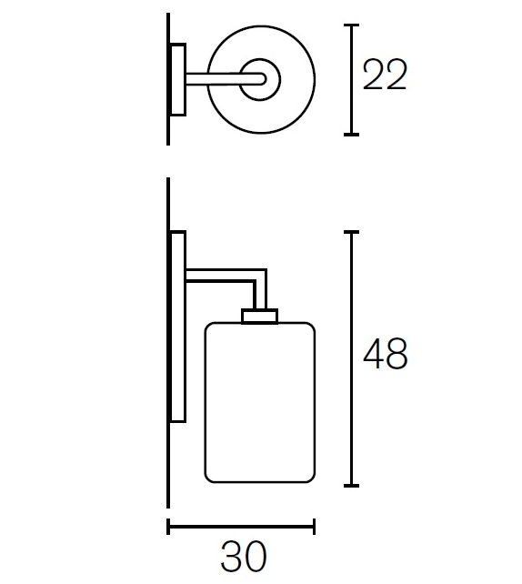 Louise Brand Van Egmond Wall Lamp
