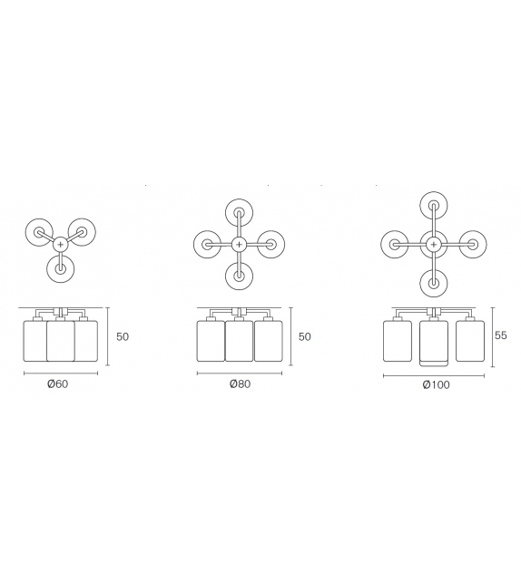 Louise Round Brand Van Egmond Lampada da Soffitto