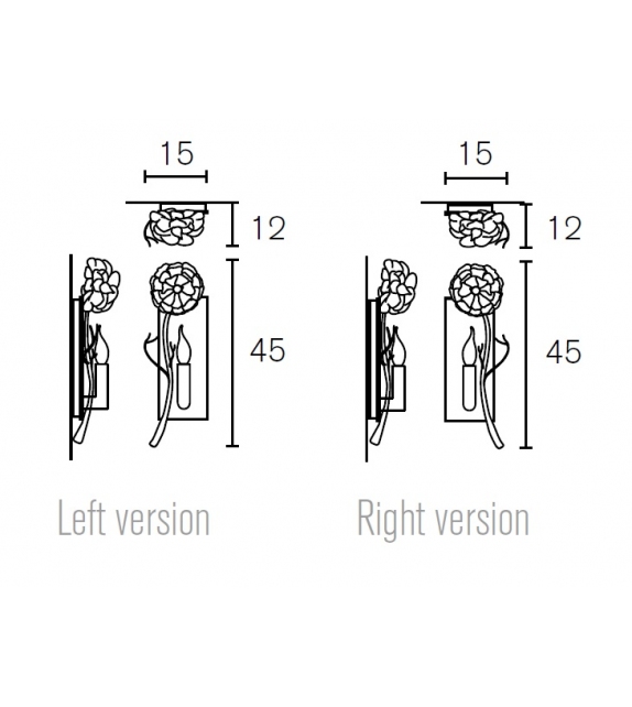 Love You Love You Not Brand Van Egmond Wall Lamp