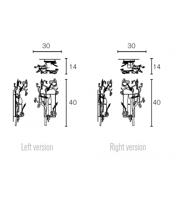 Icy Lady Brand Van Egmond Lámpara de Pared