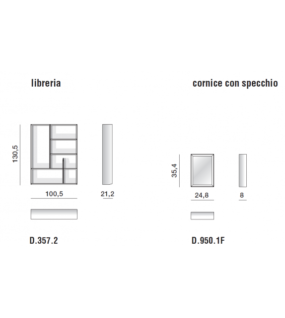 D.357.2 Bibliothèque Molteni&C
