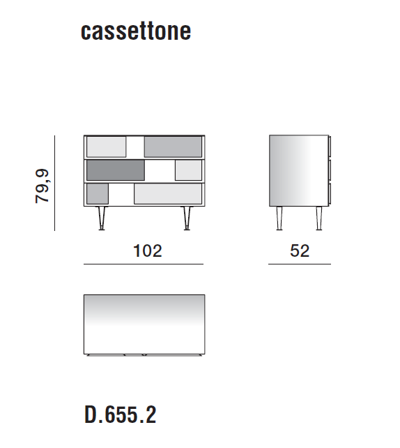 D.655.2 Commode Molteni&C