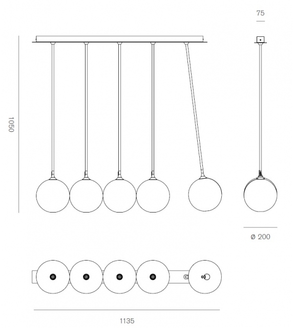 Newton Firmamento Milano Suspension