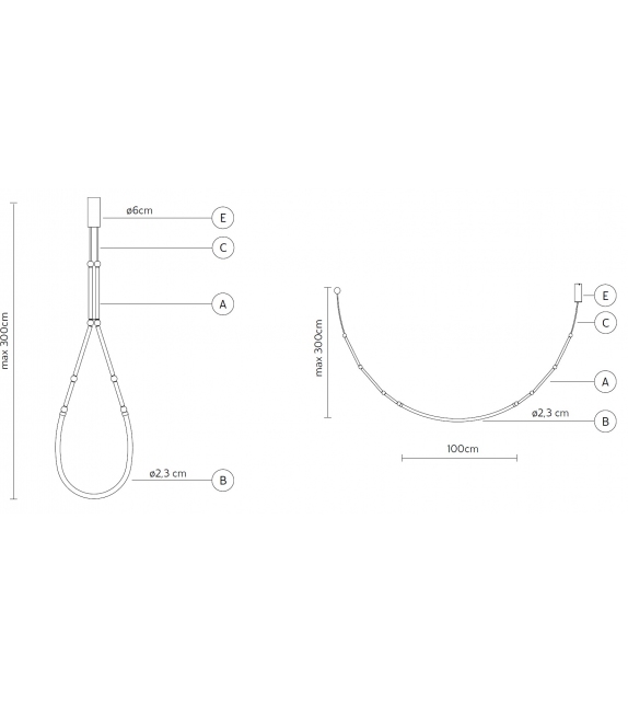 Leda Karman Lámpara de Suspensión