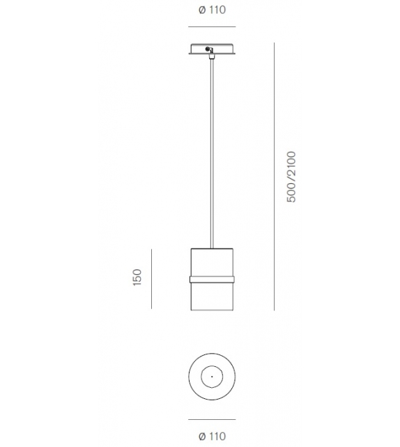 Piccola Boa Firmamento Milano Pendant Lamp