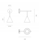 Cono Firmamento Milano Wall Lamp