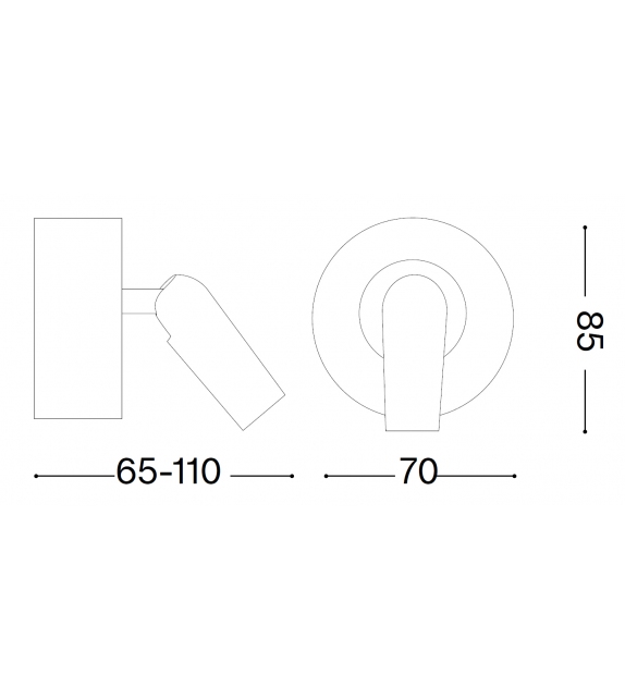 Bean Ideal Lux Wall Lamp