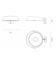 Brim Firmamento Milano Wall Lamp