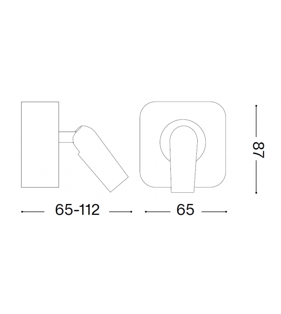 Bean Round Ideal Lux Wall Lamp